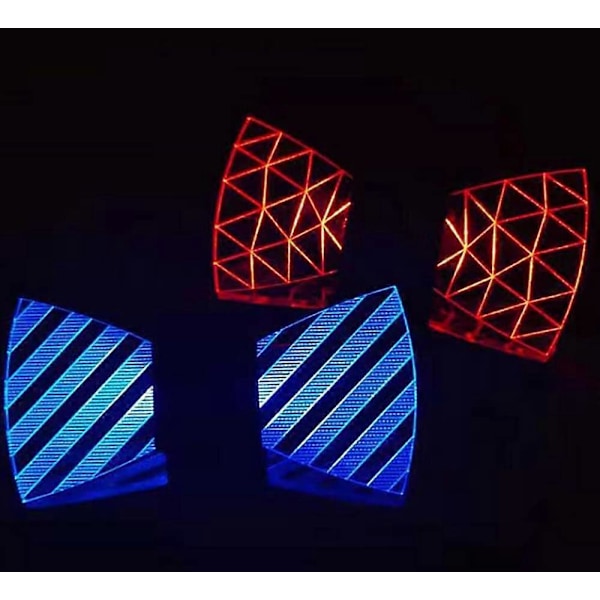 LED-solmio, valaistu rusetti LED-valaistu rusetti säädettävä valaistu rusetti, uutuusrusetti 7 värin LED-valorusetti