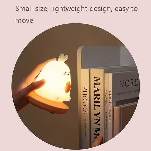 TL16 LED Söt Djur Silikon Nattlampa