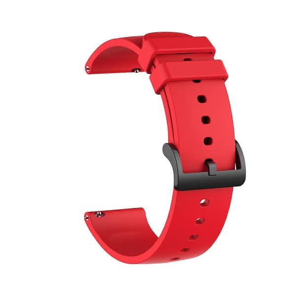 2 par (sort) Smartwatch udskiftningsrem, hudvenlig blød silikone Quick Release, Smartwatch rem