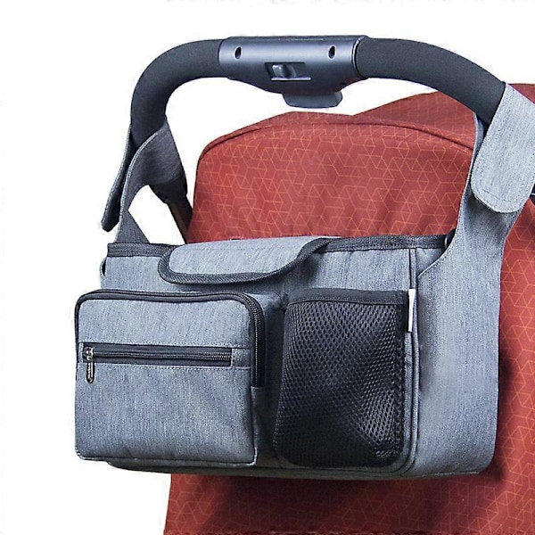 Barnvagnsväska Portabel Messenger Väska Universal Barnvagnsorganisatör Förvaringsväska Handväska