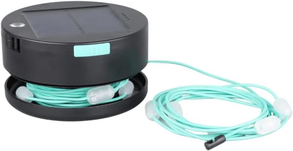 MPOWERD Luci Sun Slingor + Telefonladdare: Solar/USB, 5,5m, 100 Lumen SZRH A-C