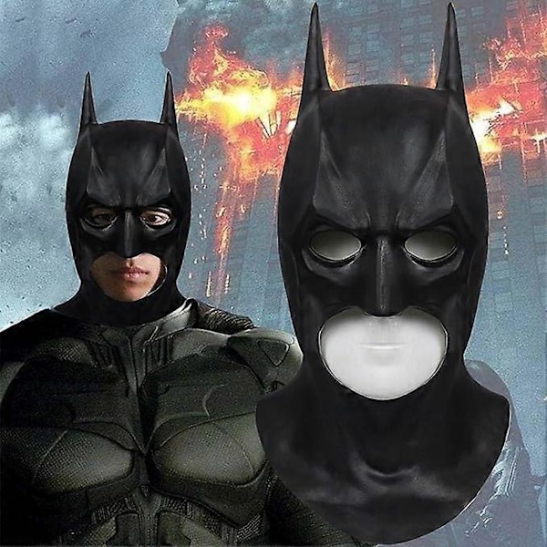 Batman-naamio Batman-asu Halloween-karnevaali Naamiaiset Aikuiset Lapset Cosplay-asutarvikkeet