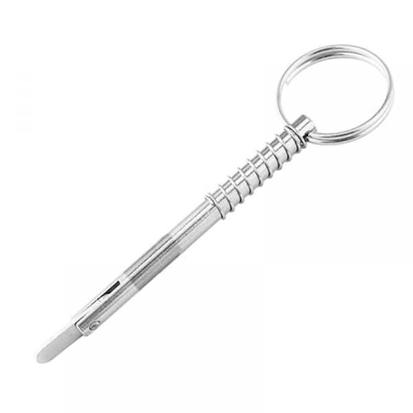 (5x76mm) Quick Release Cotter Pin Quick Release Pin 316 Rustfrit Stål Bimini Top Pin Marine med Trækringe Båddele Hardware