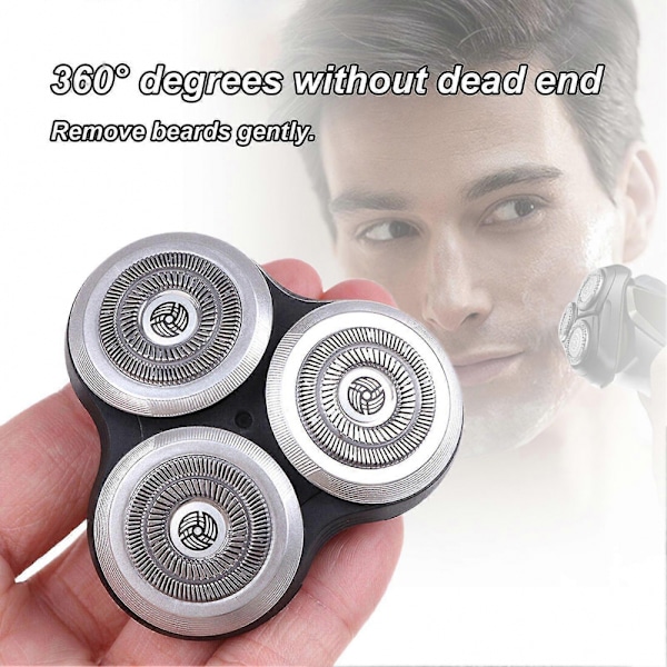 Barberblader Erstatning Vaskbare Elektriske Barberhoder Erstatning for Philips No-relco S9000 RQ10 RQ12