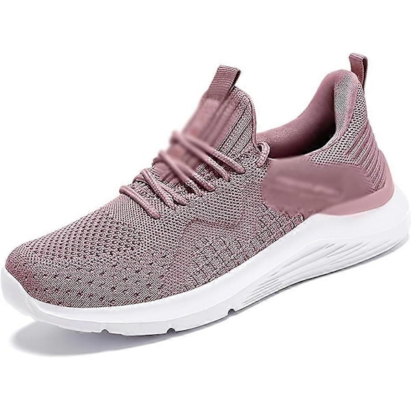 (Pink EU40) Dame Ortopædiske Sneakers Svangstøtte Plantar Fasciitis Ortopædiske Diabetiske Vandresko Komfortable Afslappede Dame Atletiske Sko