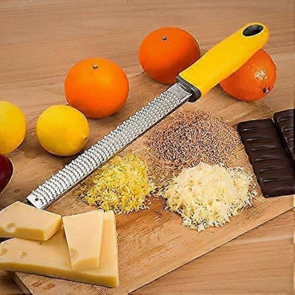 Køkken Rivejern Scholl Ostehøvl Manuel Fødder Rustfrit Stål Zest Rivejern til Spaetzle Citron Parmesan Ingefær Hvidløg Muskatnød Chokolade Kokosnød Gulerod
