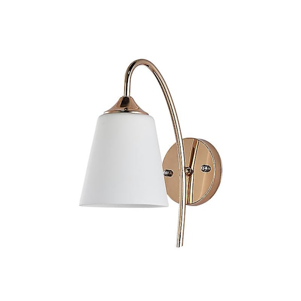 Japansk E27 vägglampa i järn, retro vägglampa i glas för bondgård, lämplig för tehus, sovrum och korridorer