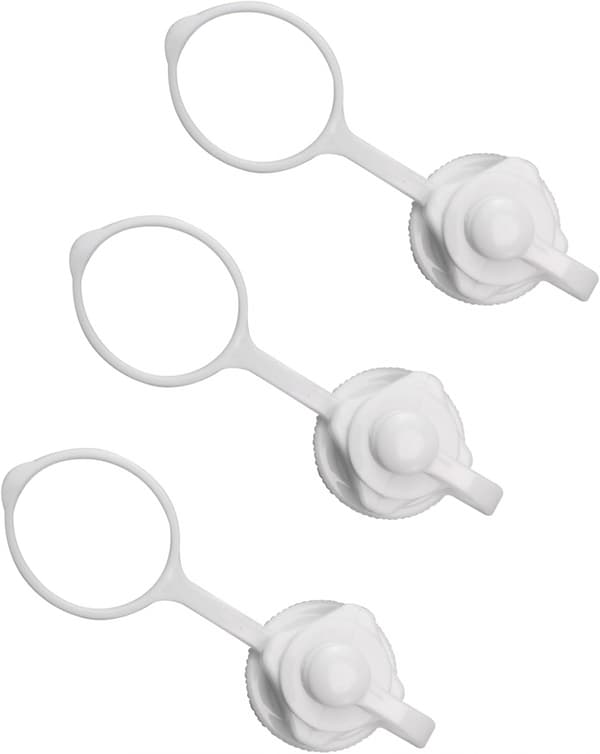 3 stk. 22 mm luftventil envejs udskiftningsskrue til oppustelig båd, poolflåde