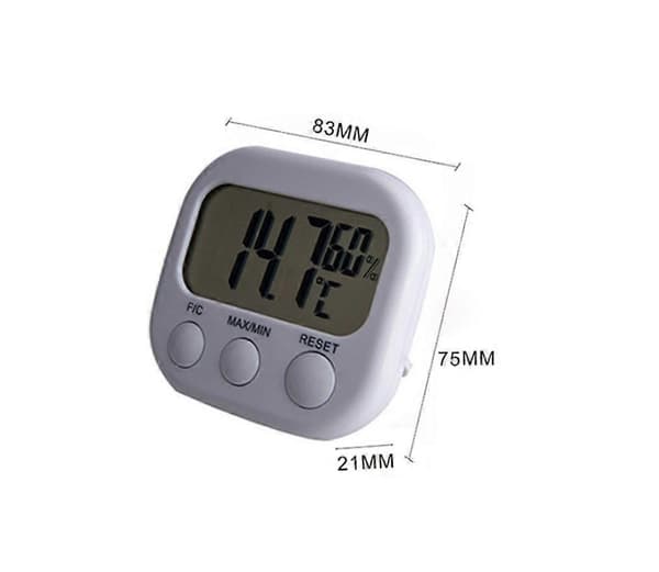 Högprecisions Termometer Hygrometer för Inomhusbruk - Digital Temperatur- och Luftfuktighetsindikator