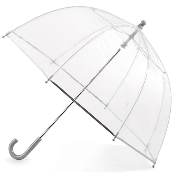 Transparent Mini Rejseparaply - Manuel Åbning 36'' Regnbeskyttelse