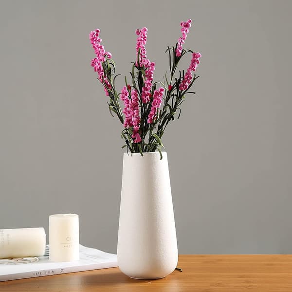 Keramisk vase til pampasgræs, ideel til opbevaring af tørrede blomster og dekorationer