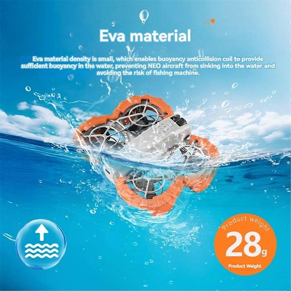 För DJI NEO Blad Anti-kollisionsring Vattenflytkraft Anti-kollisionsskydd Drönartillbehör