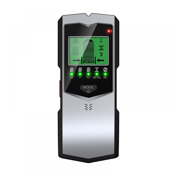 Elektrisk Kabelsökare, 5 i 1 Väggdetektor, LCD-display med Batteri, Vägg Metalldetektor, Materialdetektor Vägg De