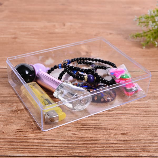 4 st Pärlorganisatör Transparent Broderi Pärlförvaringsbehållare