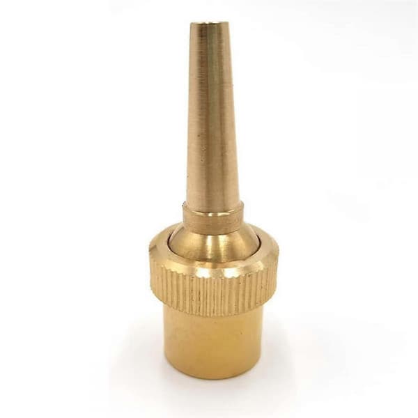 6 stk. 1/2 tomme DN15 messing fontenedyse, justerbar retning, jetvannsprayhode for landskapsbruk
