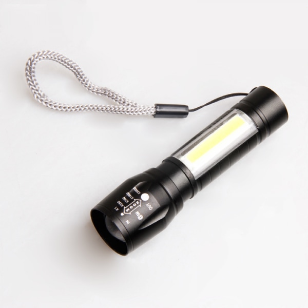 Ficklampor Kraftfull USB uppladdningsbar LED Ficklampa 2-pack
