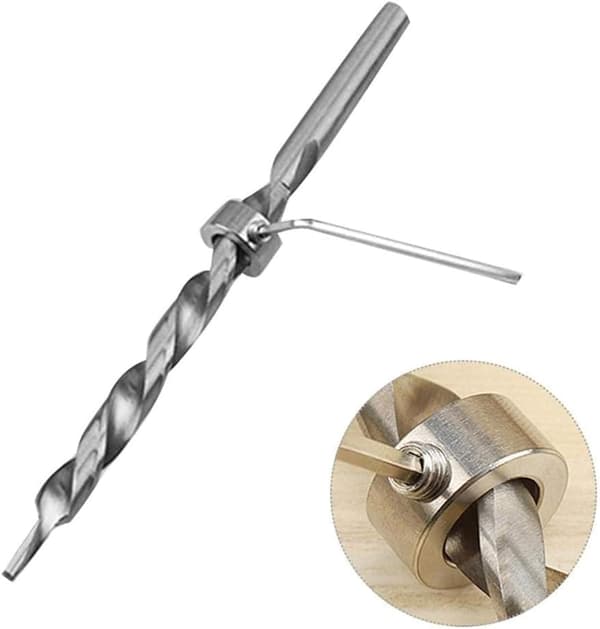 Set med 9 djupstoppringar - Positionsregulator - Positioneringsring - HSS-lokalisator - Djupbegränsare - 3-12 mm pluggar