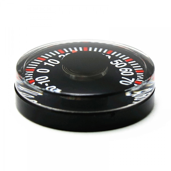 Mini Rund Diameter 27mm Plastik Pointer Grader Celsius Termometre til Hjem Udendørs Bil Husholdnings Temperaturmåling