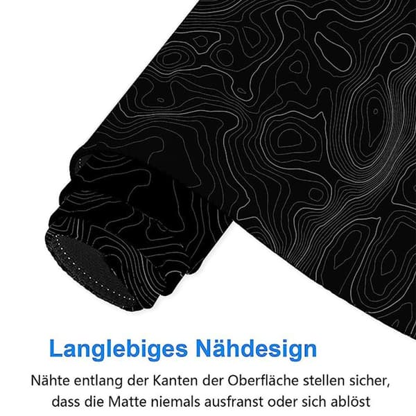 Gaming musemåtte 900 x 400 mm Kunstnerisk kurve skridsikker vandtæt