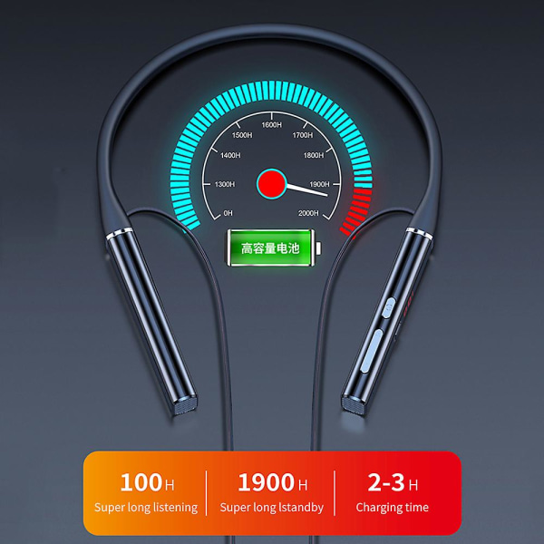 100 timmars hörlurar Bluetooth bas trådlöst magnetiskt sug S880 100H hours