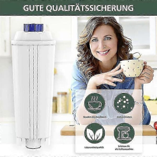 6-pak kaffemaskinefilter til Delonghi Dlsc002 Filter Ecam, Esam, Etam, Bco, Ec med aktivering