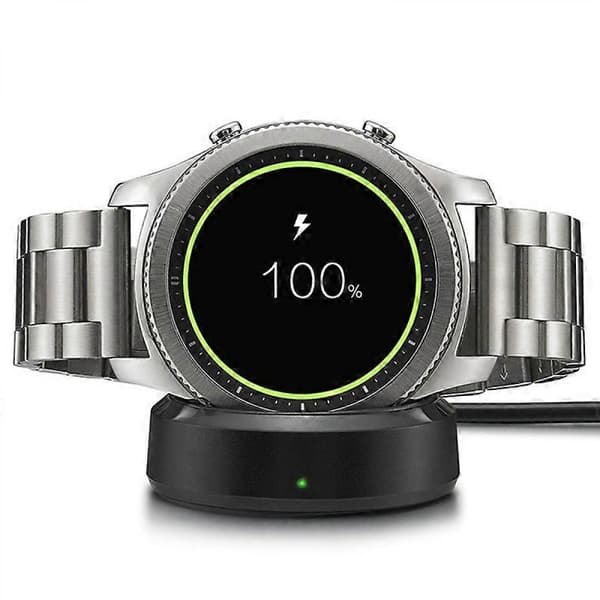 Trådløs hurtigoplader Gear S3 S2 ur-oplader kompatibel med Galaxy Watch