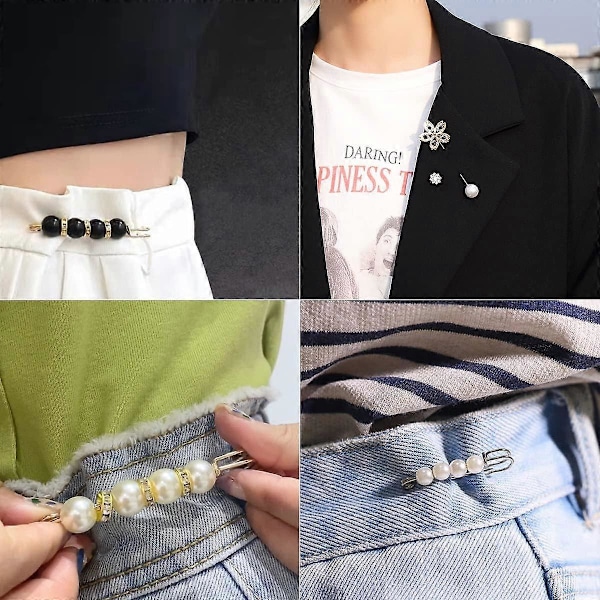 7-delars Broschset - Dekorativa Slagknappar för Kläder &amp; Accessoarer