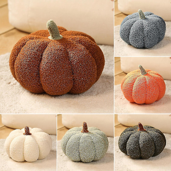 Fylt Gresskar Plysjleketøy Halloween Sofa Gresskarpute Ornament