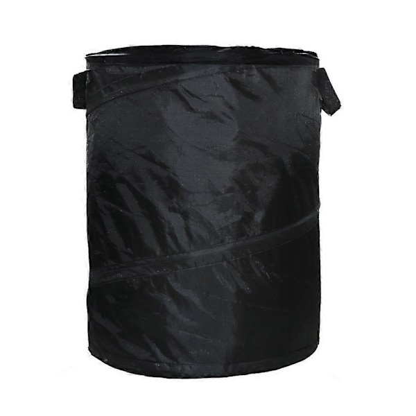 2 Selvstående havesække, 60 l, pop-up system, 2 håndtag hver, UV-bestandige, vandtætte, sort