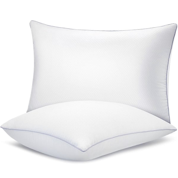 2-pack Dunalternativ Fyllningskuddar för Ryggsovare Queen Size