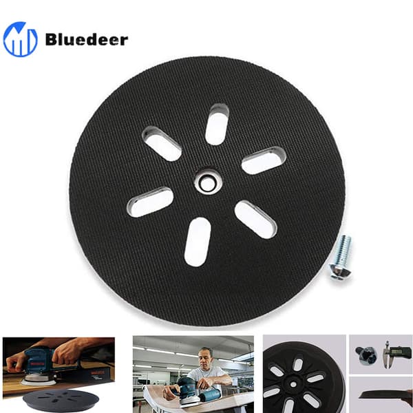 150 mm slibepude - Til Bosch GEX 150 AC, PEX 15 AE, GEX 150 Turbo excenterslibere - 150 mm med W-formet skrue