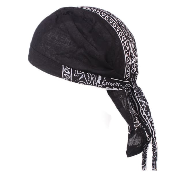 4x Herre Bomuld Chemo Kræft Hætte Hårtab Hoved Tørklæde Cover Skull Cap Hat B