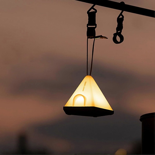 ?USB Campinglampe - 6-Mode Justerbar LED til Sengebord &amp; Telte?