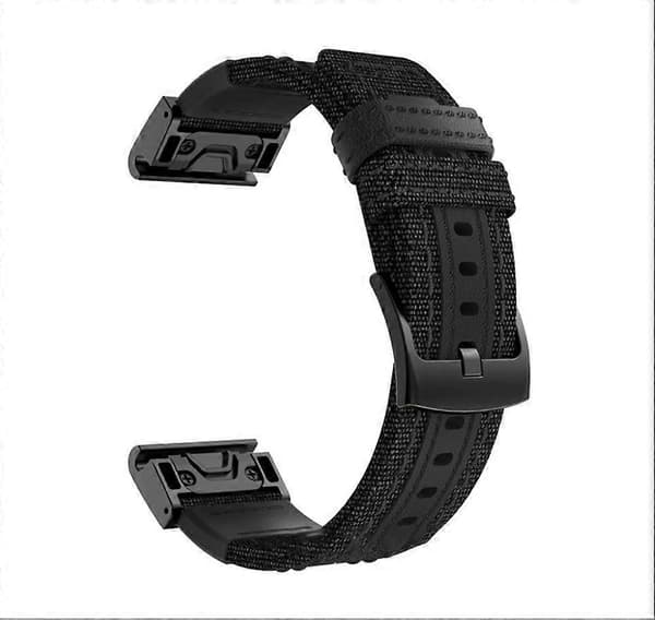 Passer til Fenix 5 quick release nylonrem Fenix 7 easy quick release rem