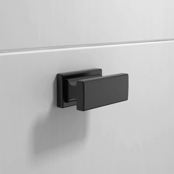 10 Pakke Matte Sorte Skapknotter for Badeskap 1,46 Tommer (37 mm)