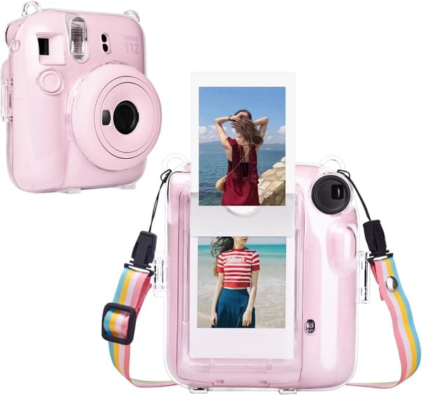 KFuji Instax Mini 12 Instax-kamera - Hårt skyddsfodral i PVC