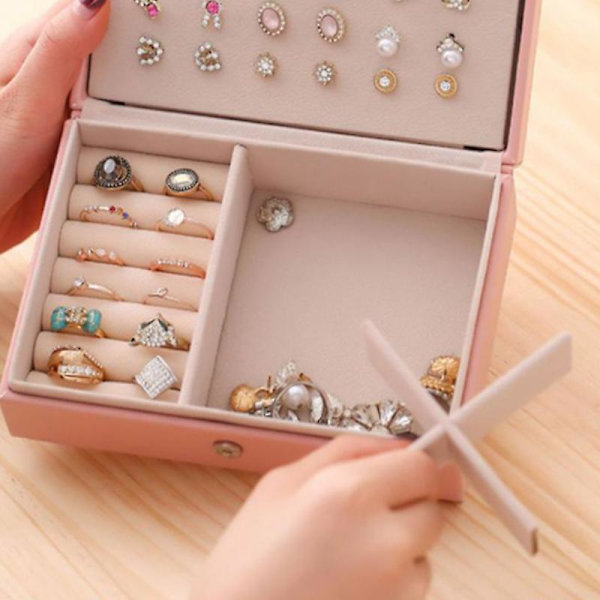 Liten Rese-Box Organizer, portabelt Rese-Etui Fo
