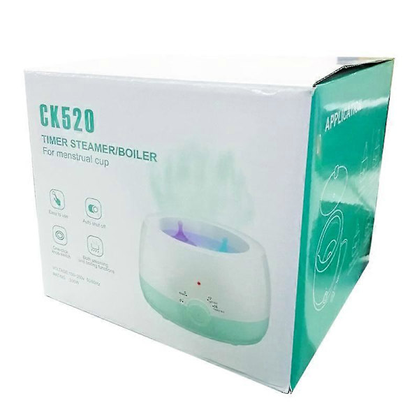 Silikon Menstruasjonskopp Dampsterilisator Reise Menstruasjonskopp