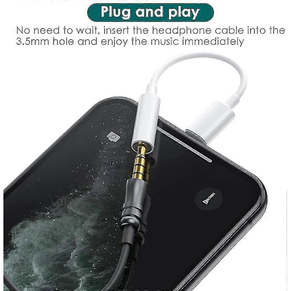 Hörlursadapter för iPhone X aux Adapter 3.5mm