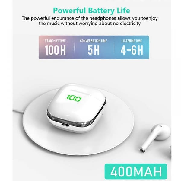 Trådløse ørepropper, Bluetooth-hodetelefoner med stereolyd Bluetooth-øretelefoner vanntett øretelefon