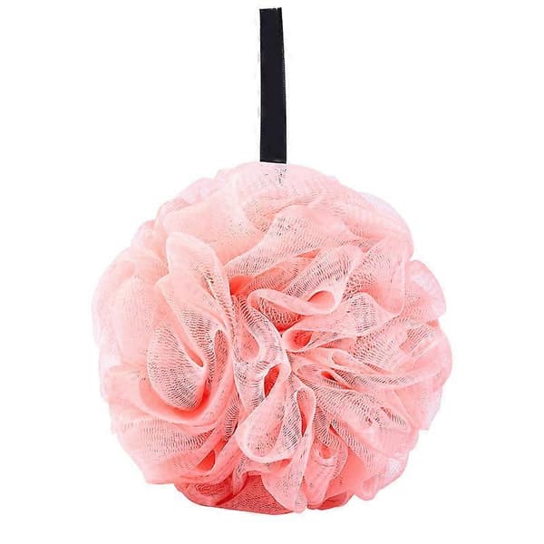 Rosa tanginfundert badesvamp dusjskrubb kroppsvask (sett med 3)