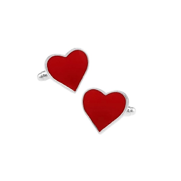 Røde Manchetknapper til Valentinsdagsforlovelse