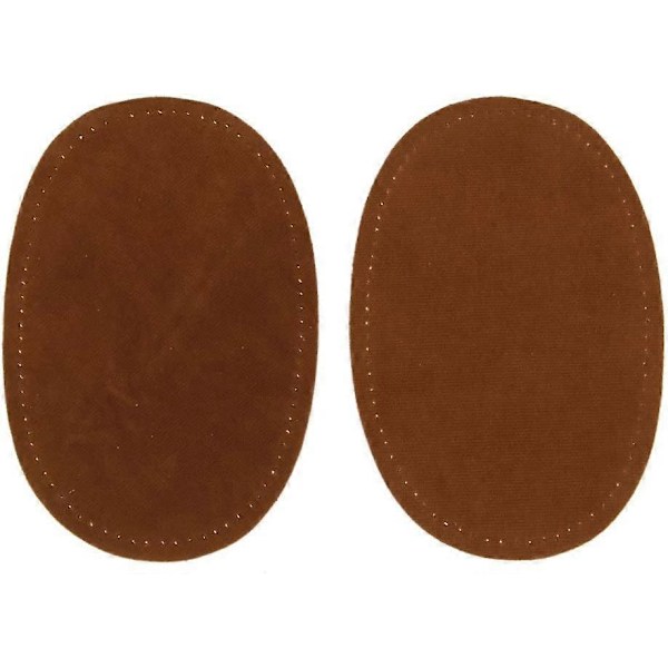 1 pari ompeluapplikaatio ompelu vaate DIY, ruskea