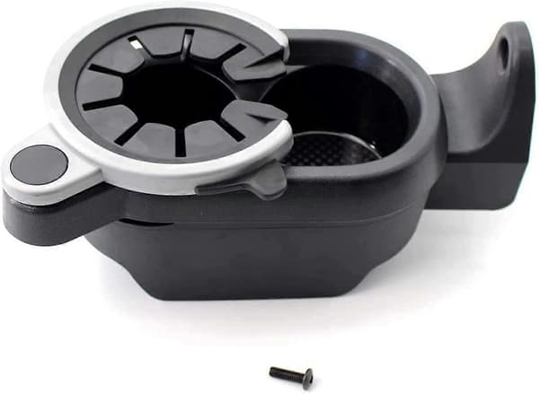 Plastbilkoppholder for Benz SMART W451 Senterkonsoll A4518100370, Svart, (CW0003)