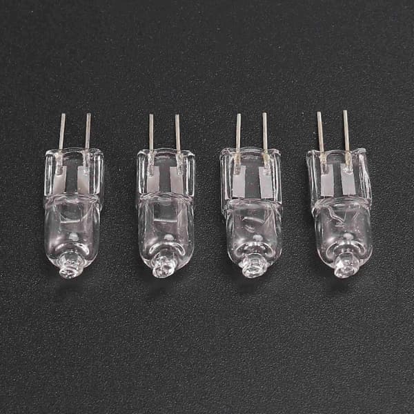 10 x G4 Halogen Lys Lampe Belysning 10W Varm Hvit