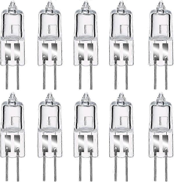 Halogenlampor G4 20W 12V, varmvit 2800K, dimbar klar kapsel 10