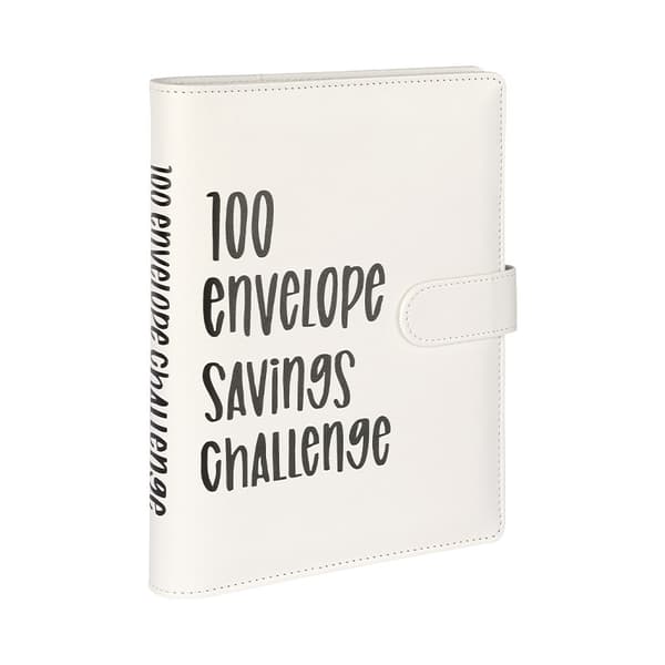 A5 kassaskrin/pengaorganisatör/pengasparmapp med 100 kuvert