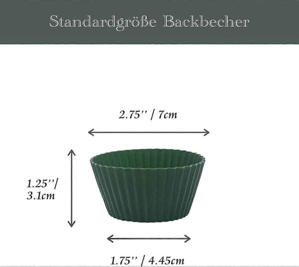 Muffinsformar i Silikon - 4 Färger - Non-Stick - BPA-fria - Tål Diskmaskin (24 Standard)