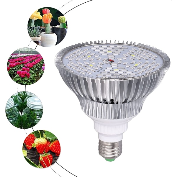 LED Grow Glödlampa 20W Grow Indoor Plant Lamps med 120 LED