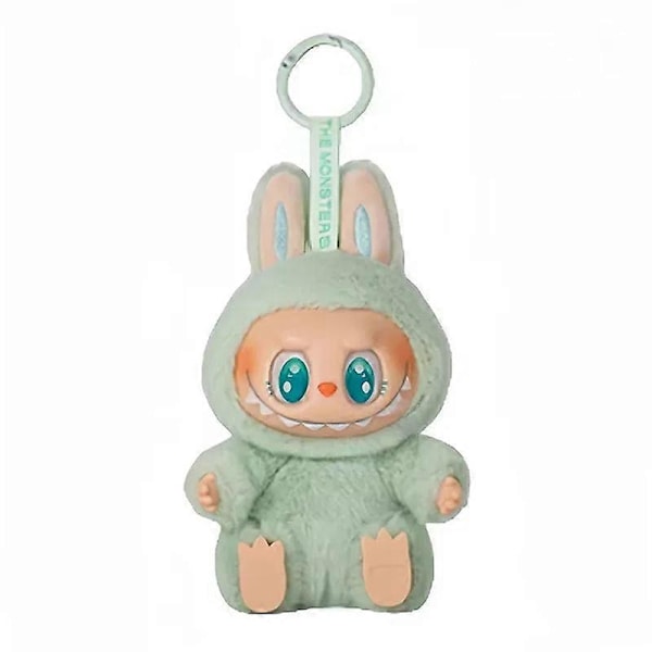 Ny Het Söt Labubu 1:1 Replika The Monsters Blind Box Cardiac Macarone Kawai Gissa Väska Figur Modell Nyckelring Överraskningspresent Leksak